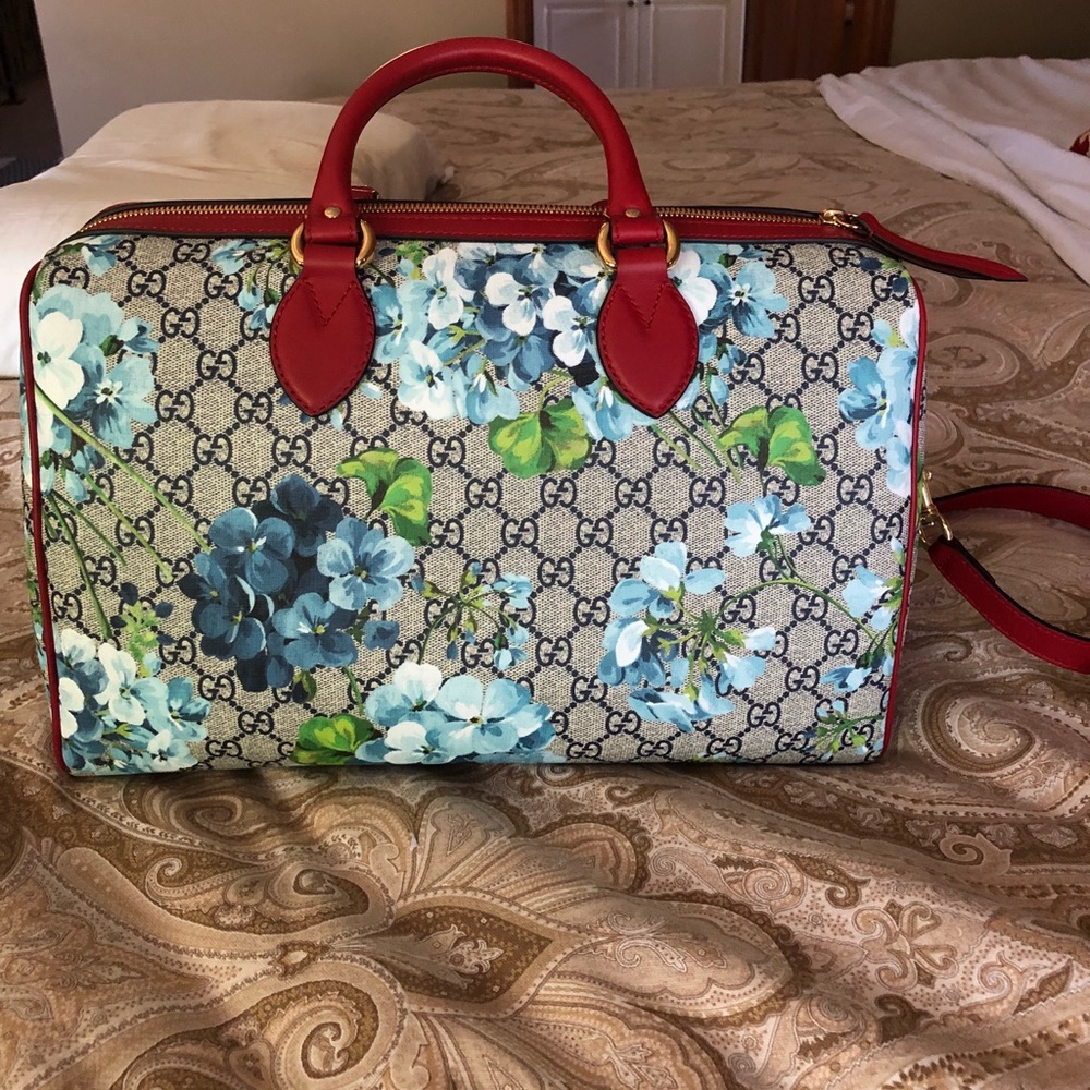 Gucci blooms duffel